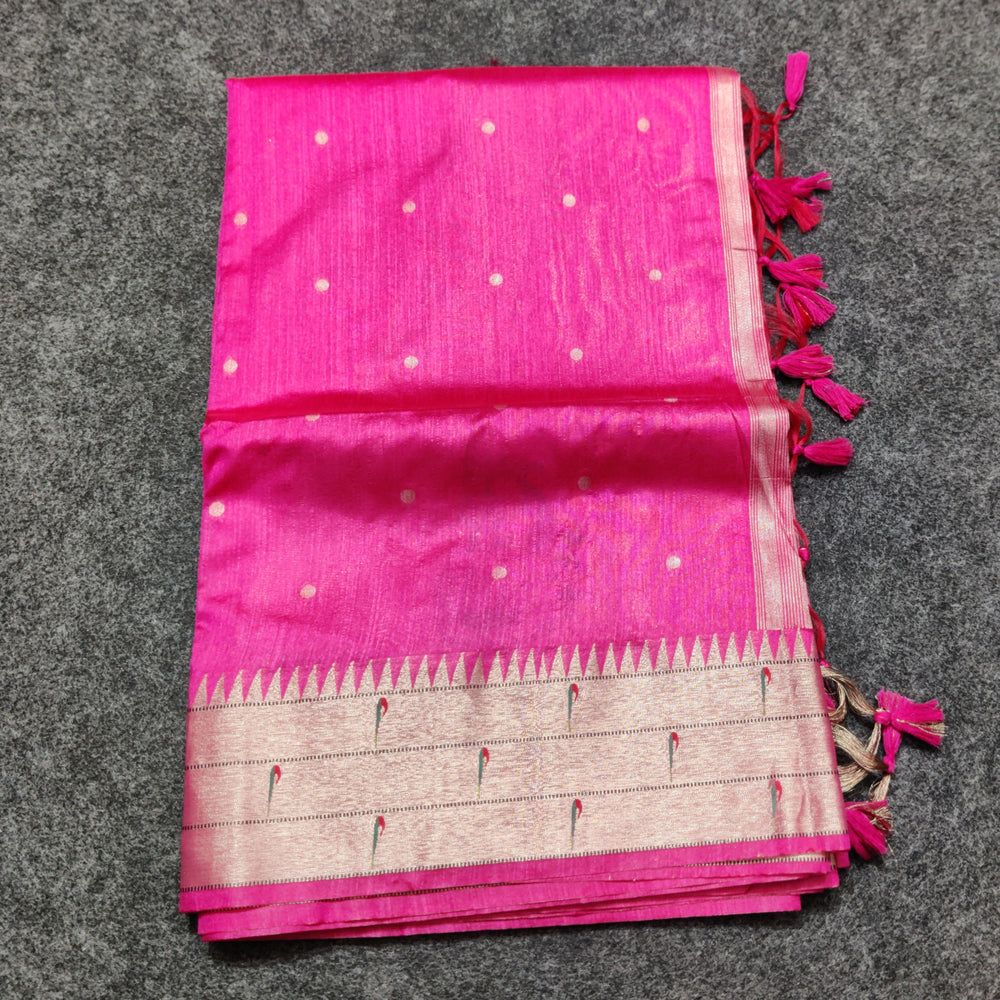 Jute paithani silk sarees - J01