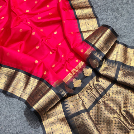 Gadwal Handloom Pure silk saree - GPS159