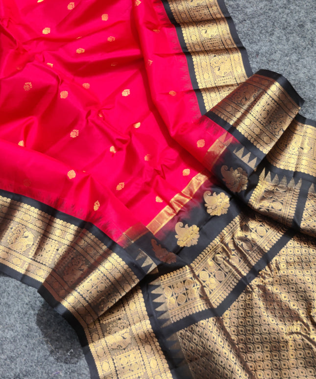 Gadwal Handloom Pure silk saree - GPS159