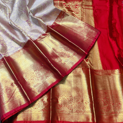 Kanchi pattu half fine bridal wear saree HF32