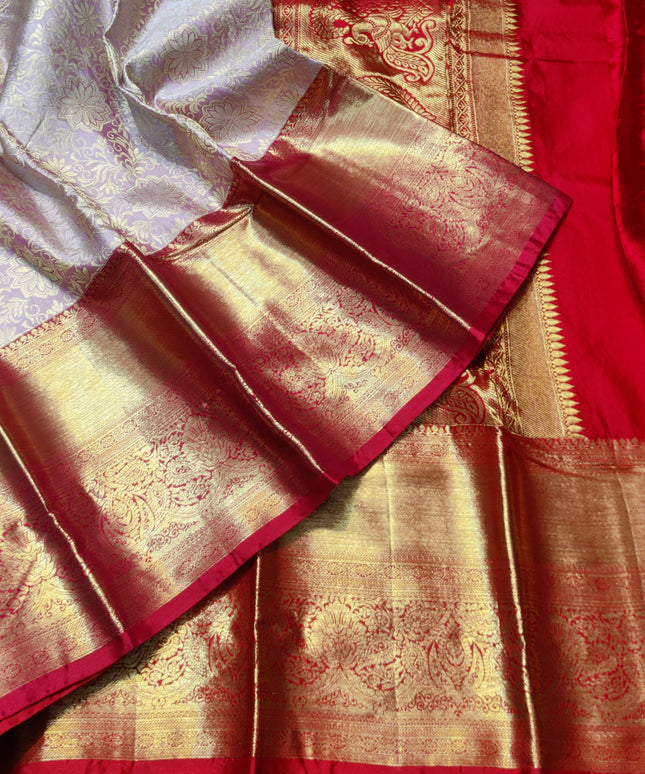 Kanchi pattu half fine bridal wear saree HF32