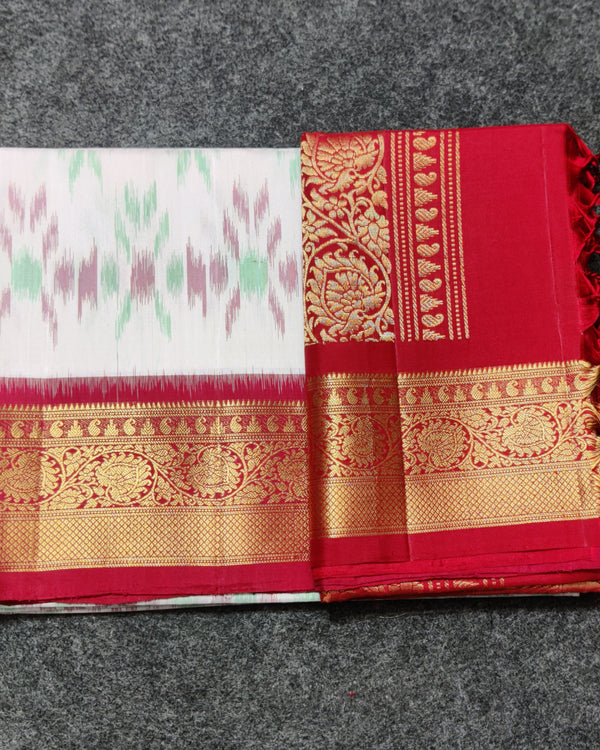 Ikkath Pure handloom silk saree - IKT06 alternate view