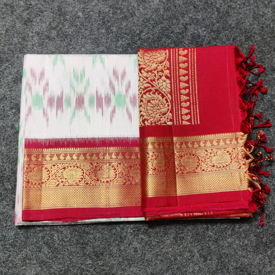 Ikkath Pure handloom silk saree - IKT06