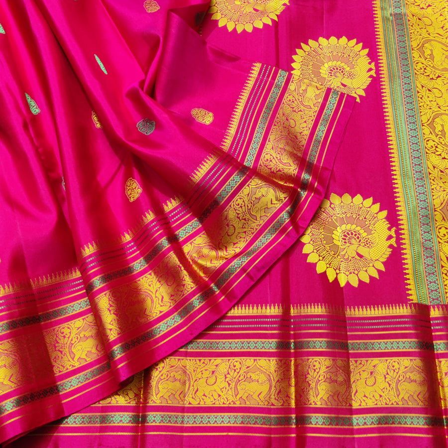 Kanjivaram Resham Silk Saree - KMP184