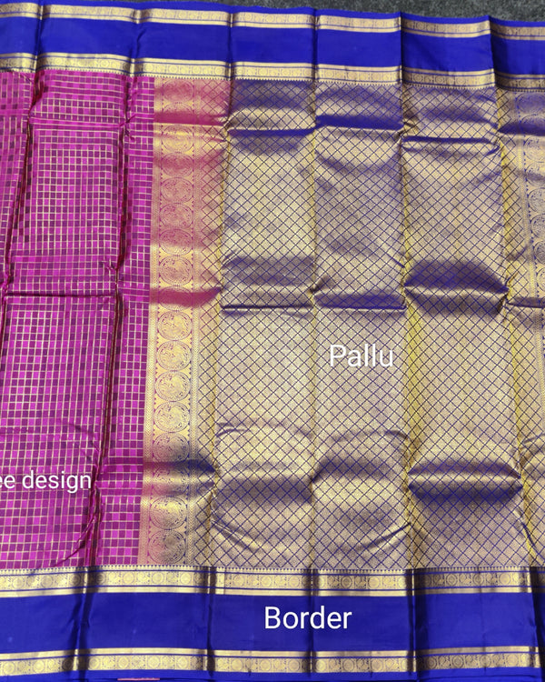 40% off Kanchi kuttu vintage Handloom saree - KMP55 alternate view