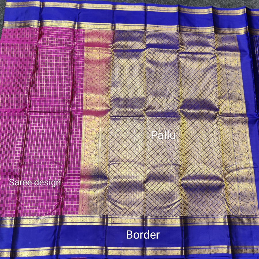 40% off Kanchi kuttu vintage Handloom saree - KMP55