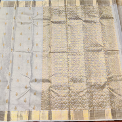 Kanchi Pure Handloom Tissue Silk Saree-KMP117