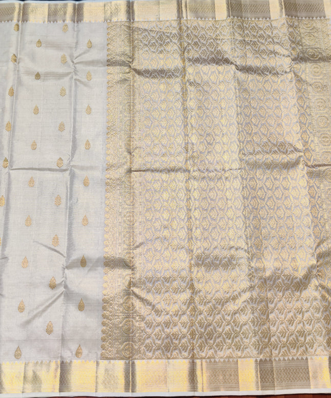 Kanchi Pure Handloom Tissue Silk Saree-KMP117