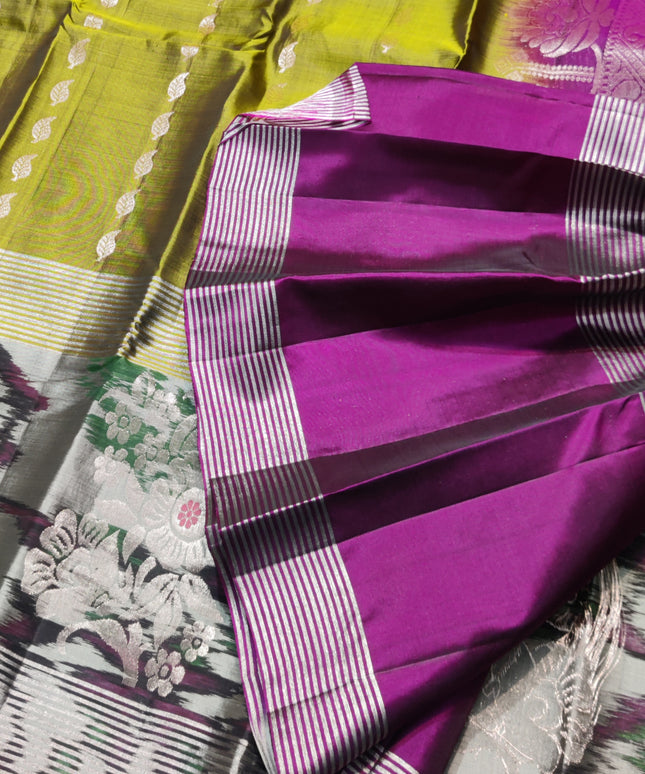 Lightweight Pattu Scurt Border Saree - LWP1072