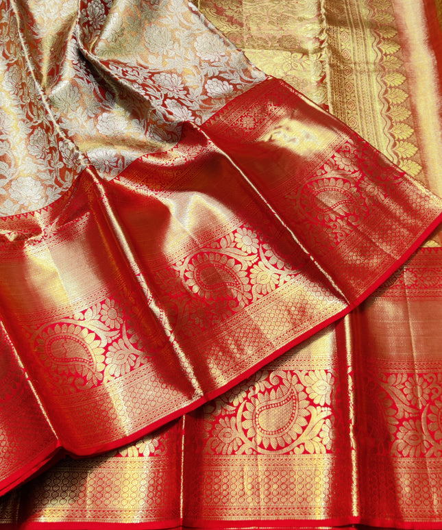 Kanchi Pattu Wedding Sarees @30% Off -KMP970