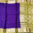 Chinon crepe silk saree -C15