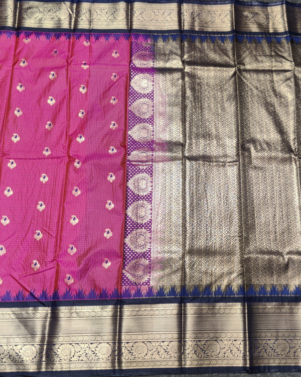 Gadwal Semi Silk Saree - GSM33 alternate view