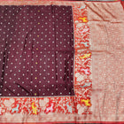 Chinon crepe silk Saree- C06