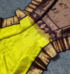 Gadwal check design pure silk- GPS43