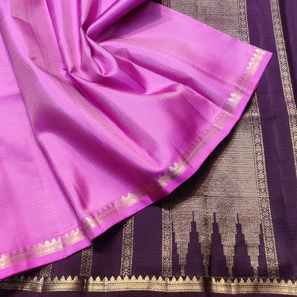 Kanchi pattu small border saree - KMP2030