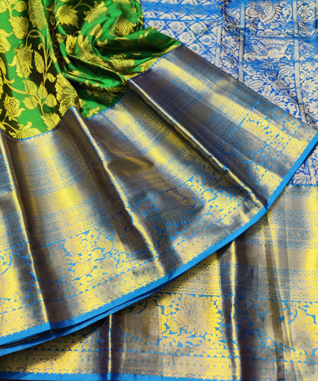 Kanchi Pattu Half Fine Brocade - SP52