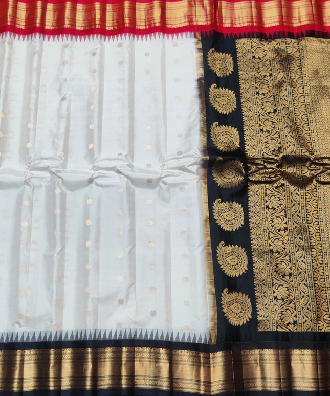 Gadwal Gangajamuna Pure silk saree - GPS177