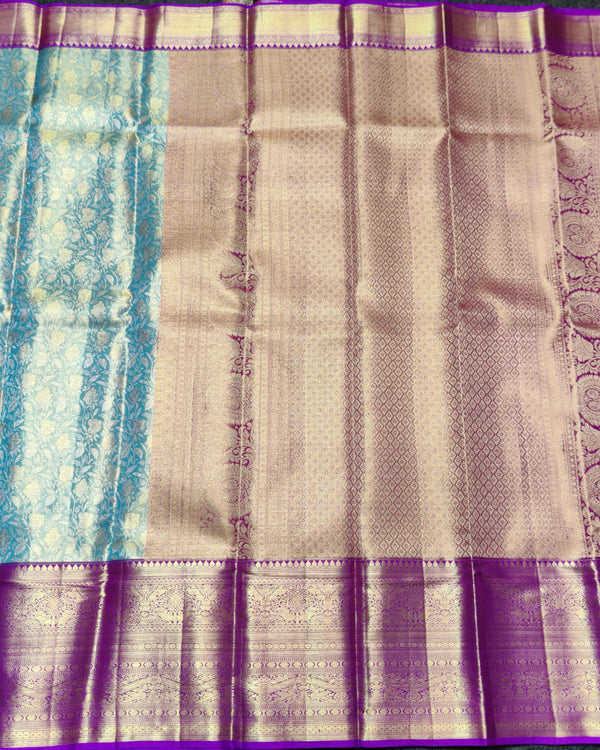 Kanchi Pattu Wedding Saree 50% Off -KMP202 alternate view