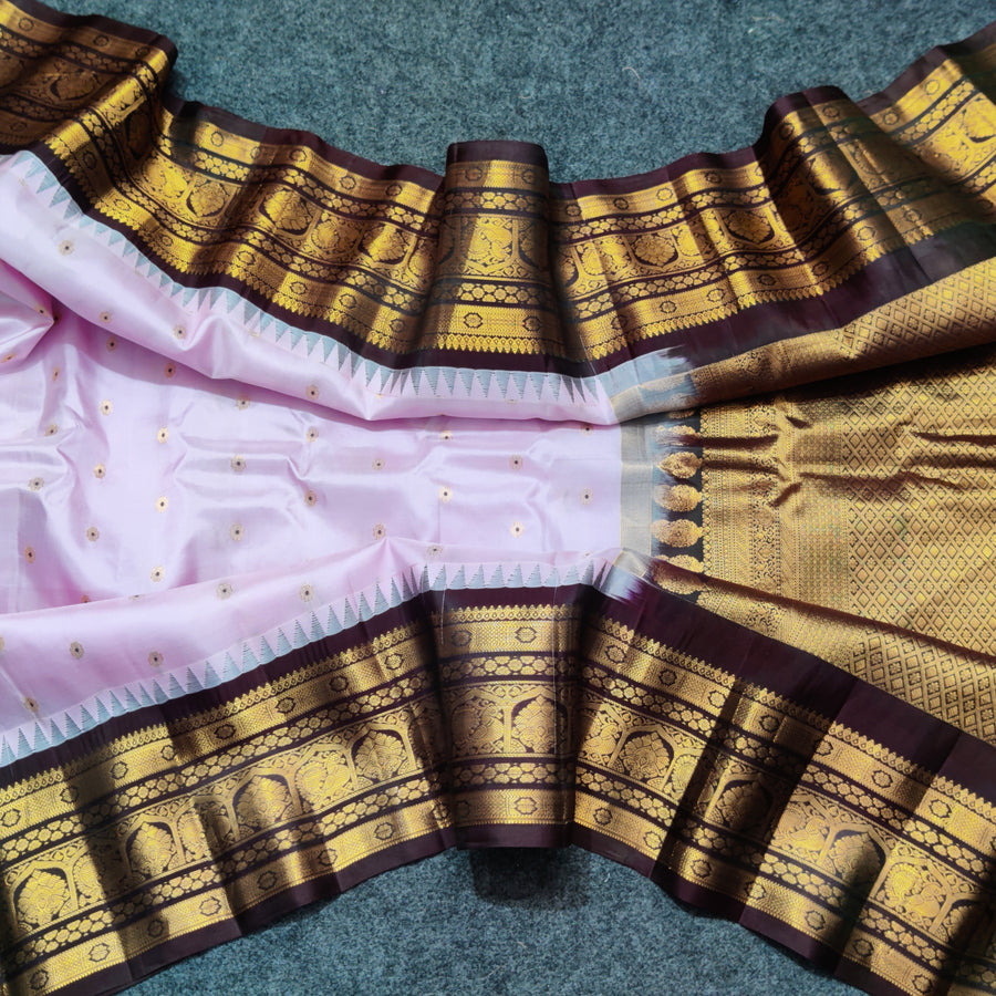 Gadwal Handloom pure silk- GPS44