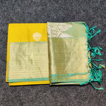 Meenakari kanchi lightweight pattu Saree - KMP2005