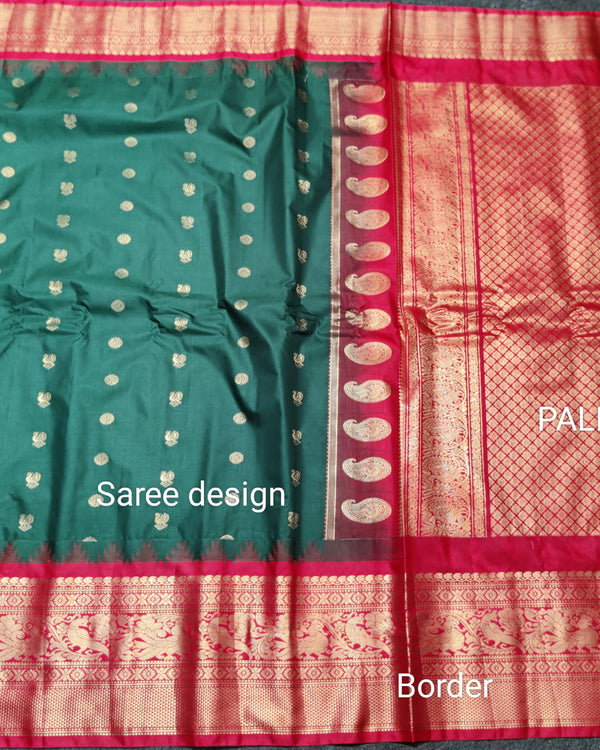 Gadwal Semi Silk Saree - GSM09 alternate view