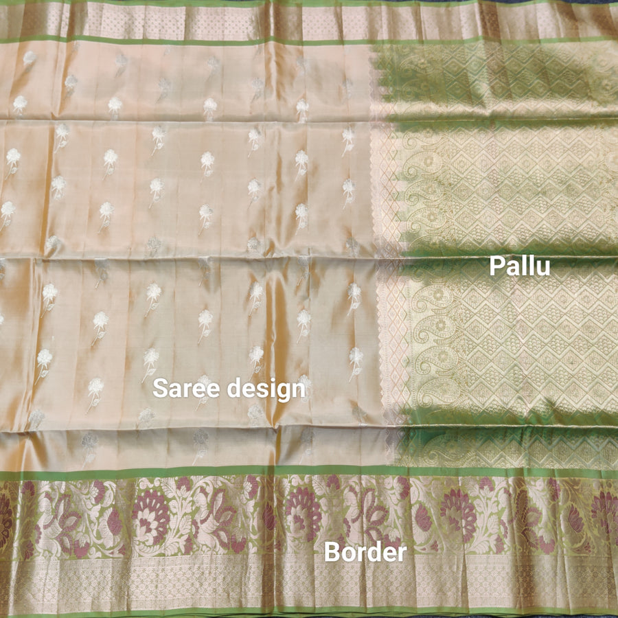 Meenakari kanchi lightweight pattu Saree - KMP142