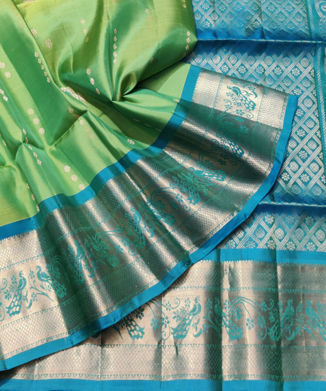 Meenakari kanchi lightweight pattu Saree - KMP120