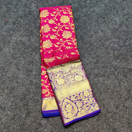 Kanchi pattu half fine Bridal Saree - HF07