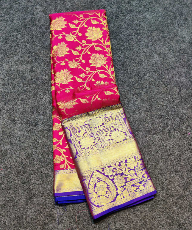 Kanchi pattu half fine Bridal Saree - HF07