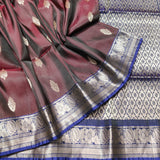 Kanchi pattu small border sarees - KMP152