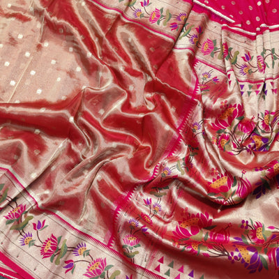 Banaras Tissue Paithani silk saree - BRS11