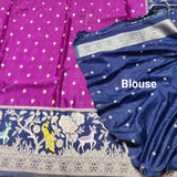 Chinon crepe silk Saree- C03