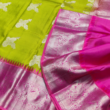 Kanchi Pure Handloom Pattu Saree - KMP151