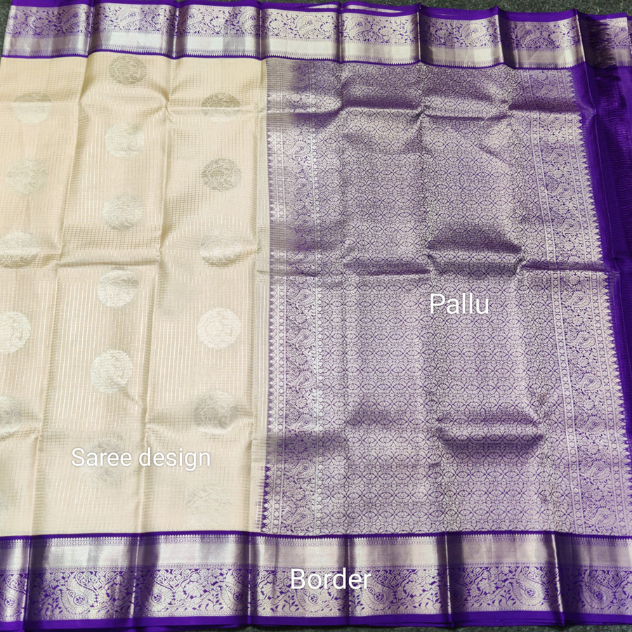 50% off Kanchi kuttu vintage Handloom saree - KMP80