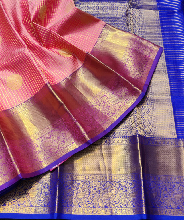 Kanchi Handloom Kuttu Pure Silk Saree - KMP2009