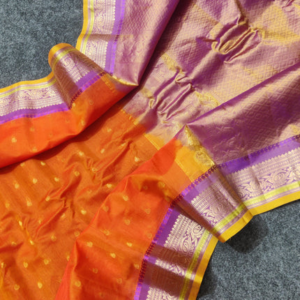 Gadwal Sico Silk Saree - GS162