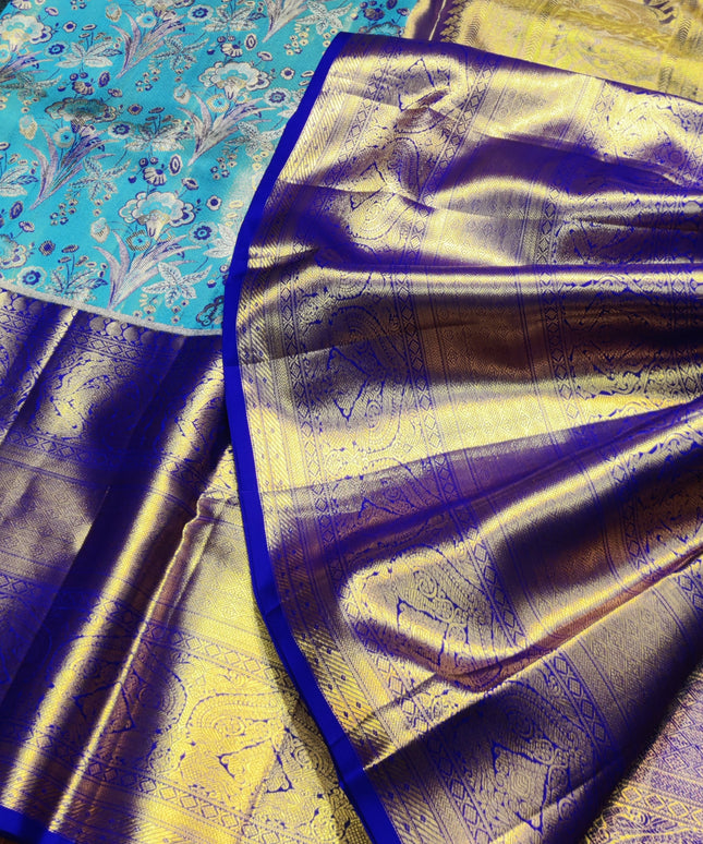 Kanchi Meenakari Brocade Pure handloom Silk Saree - KMP1791