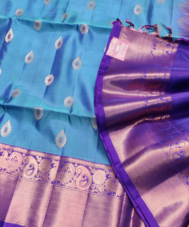 Meenakari kanchi lightweight pattu Saree - KMP305