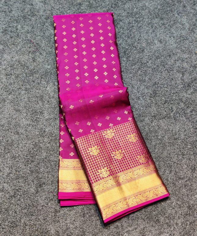Kanchi pure vintage silk Saree - KMP2074