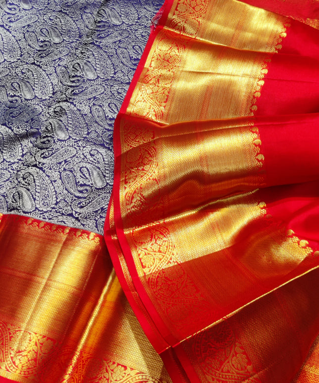 Kanchi Pattu Weeding Sarees @50% Off - KMP1903