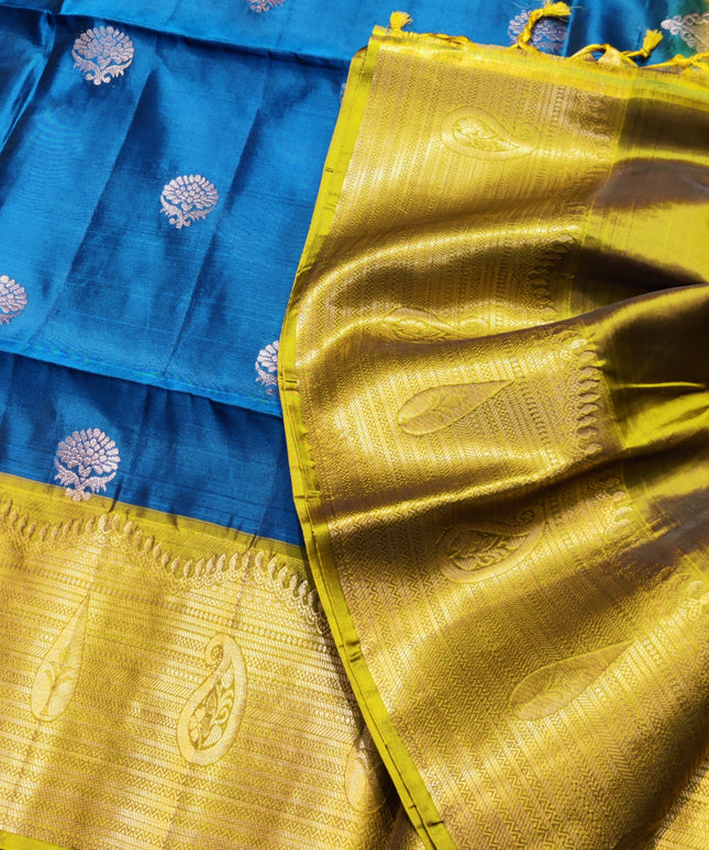 Meenakari kanchi lightweight pattu Saree - KMP2003