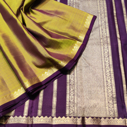 Kanchi pattu small border saree - KMP3015