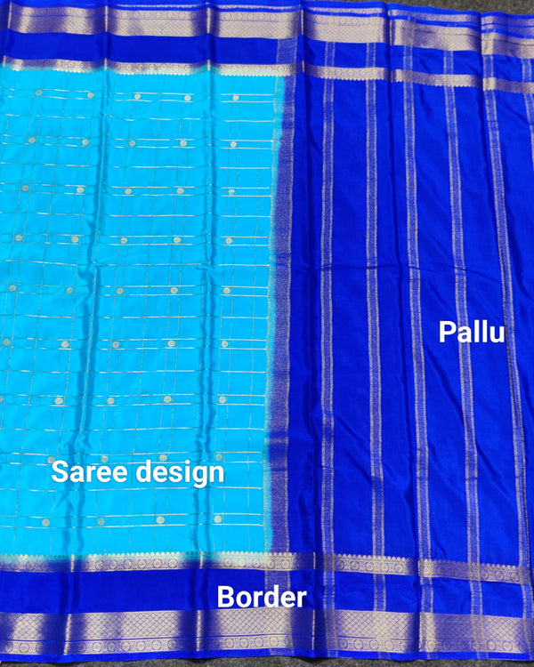 Semi crepe silk saree - SC15 alternate view