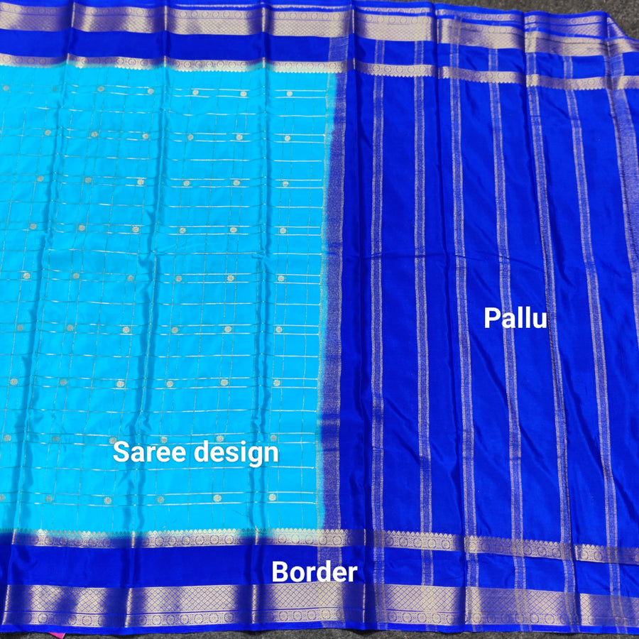 Semi crepe silk saree - SC15