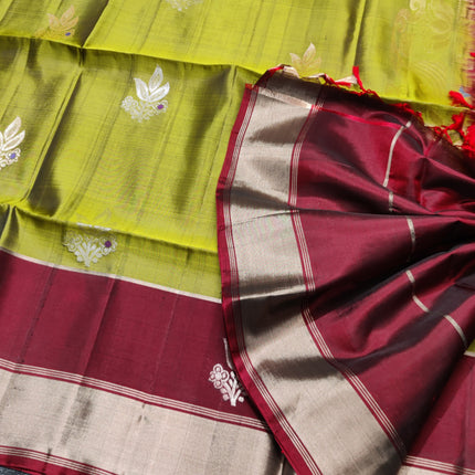 Lightweight pattu Scurt Border Saree - LWP88