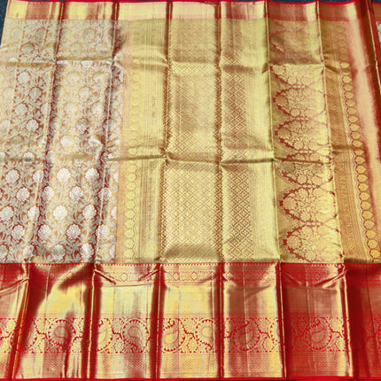 Kanchi Pattu Wedding Sarees @30% Off -KMP970