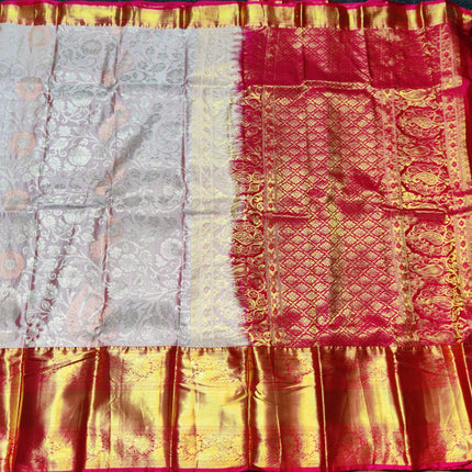 Kanchi pattu half fine Bridal Saree - HF14