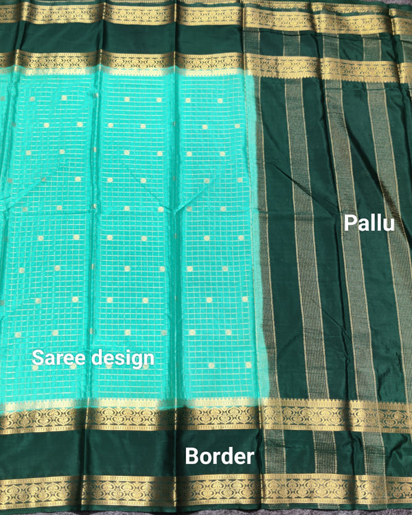 Semi crepe silk saree - SC17 alternate view