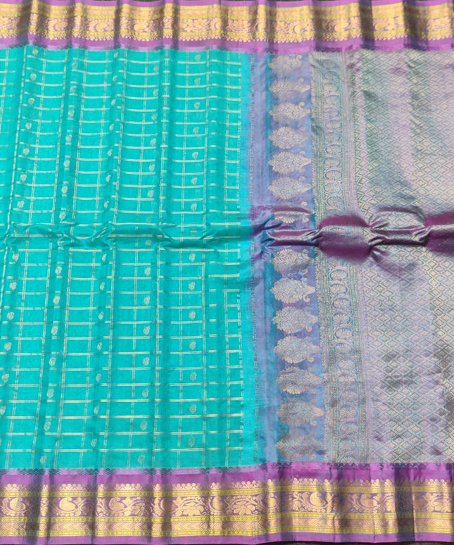 Gadwal Sico Silk Saree - GS163
