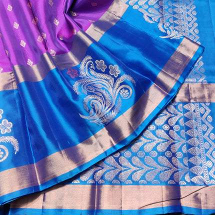 Lightweight Pattu Scurt Border Saree - LWP1076